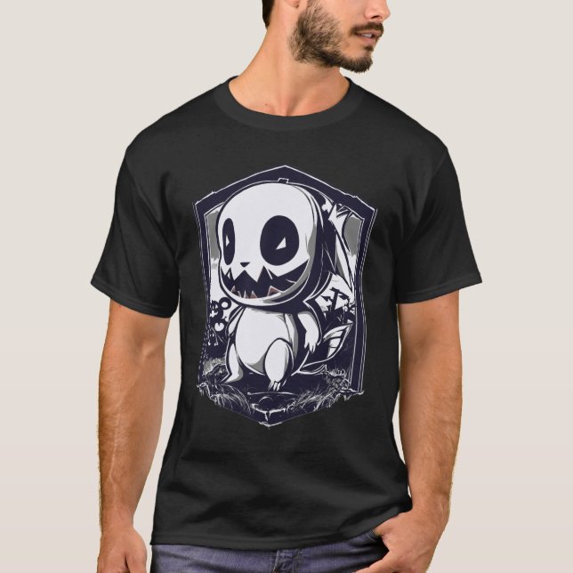 Pokémon Black and White Halloween T-Shirt (Front)