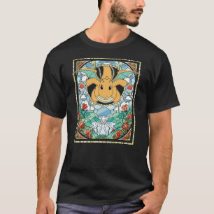 Pokémon - Dragonite Stained Glass Dragon Type Gene T-Shirt