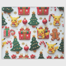 Pokémon gift wrapping paper