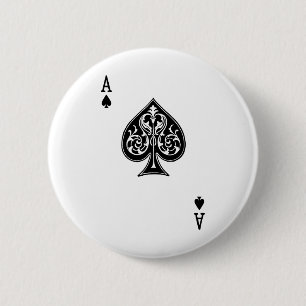 Poker Ace Card Button