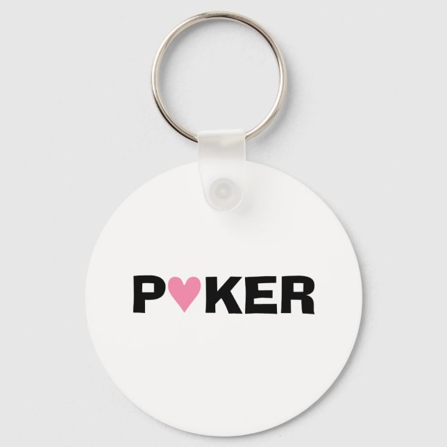 Poker Addict Keychain (Front)