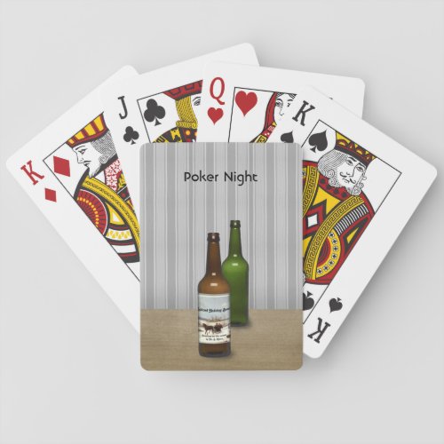 Poker and Beer Playing Cards