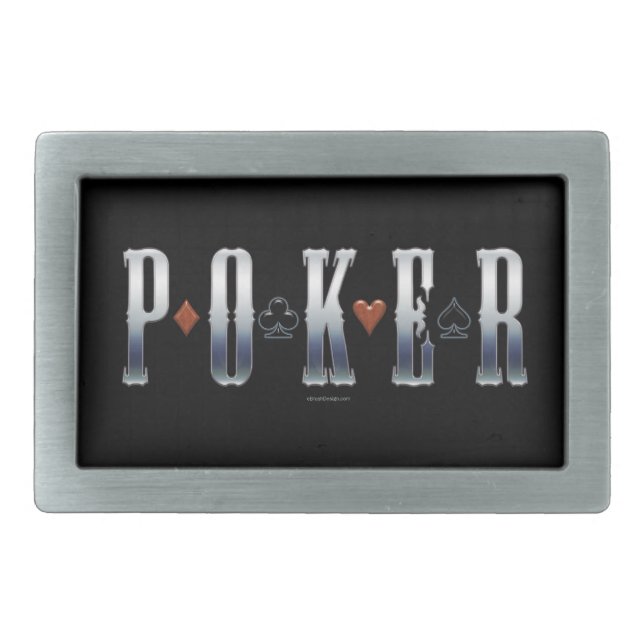 Poker Belt Buckle (Front)