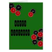 Gambling Birthday Cards - Greeting &amp; Photo Cards | Zazzle