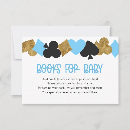 Poker Books for Baby Card