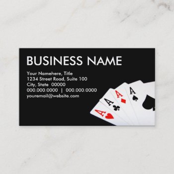 Poker Business Cards by CarriesCamera at Zazzle