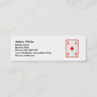 Poker card ace