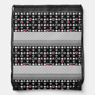 Poker Card Game  Drawstring Bag