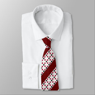 Poker Card Game Neck Tie