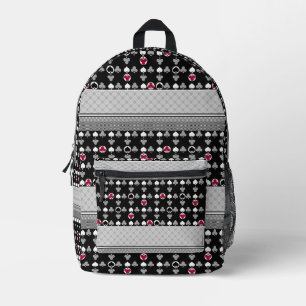 Poker Card Game  Printed Backpack