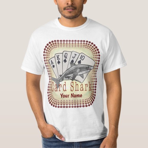 Poker Card Shark custom name T_Shirt