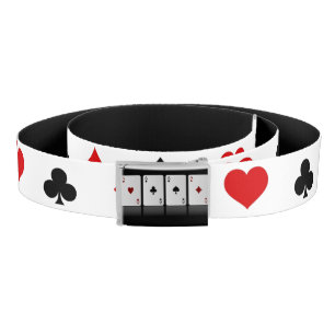 Poker card suits belt