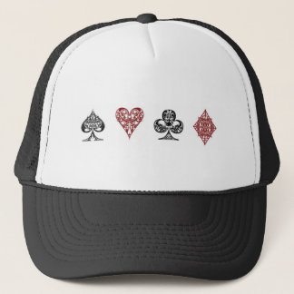 Poker card suits hat