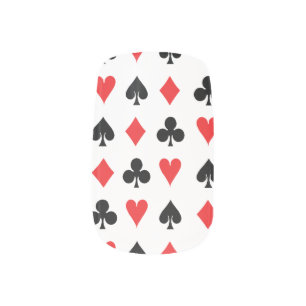 Poker Card Suits Minx Nail Wraps