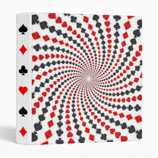 Poker Card Suits Spiral: Custom Binders