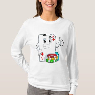 Poker card with Poker chips T-Shirt