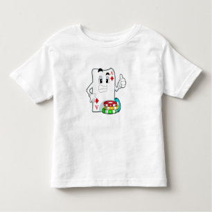Poker card with Poker chips Toddler T-shirt