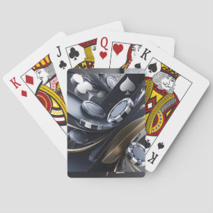 POKER CARDS ABSTRAC