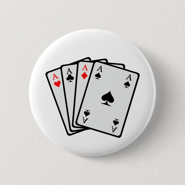 Poker cards button (Front)