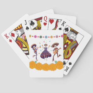 Poker Cards   Dia De Muertos 