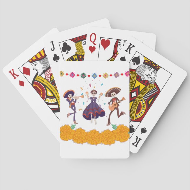 Poker Cards | Dia De Muertos  (Back)