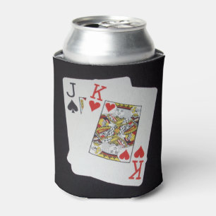 Poker Cards Jack King, Can Cooler