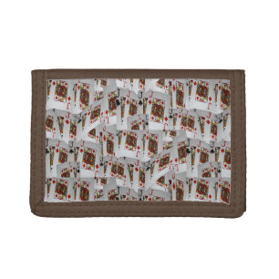 Poker Cards Jacks, Tri-fold Wallet