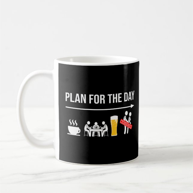 Poker Cards Men Women Coffee Beer Adult Humor  Mug (Left)