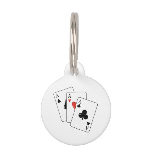 Poker Cards Pet ID Tag