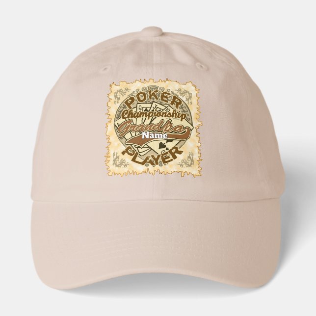 Poker Champ Grandpa Hat (Front)