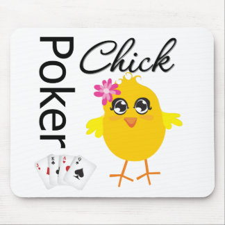 Poker Chick Mouse Pad