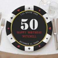 Poker Chip 50th Birthday Party