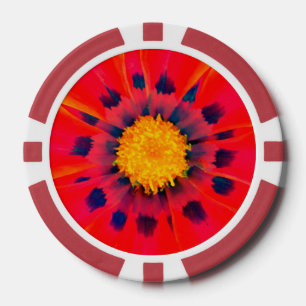 Poker Chip ABSTRACT FLORA