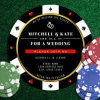 Poker Chip All In One Wedding