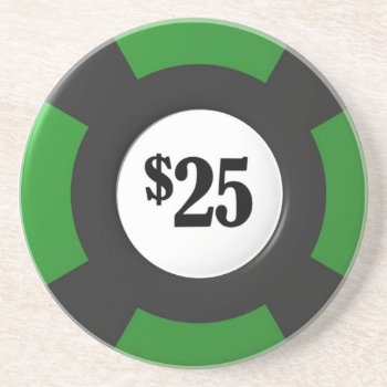 Poker Chip Coasters by pmcustomgifts at Zazzle