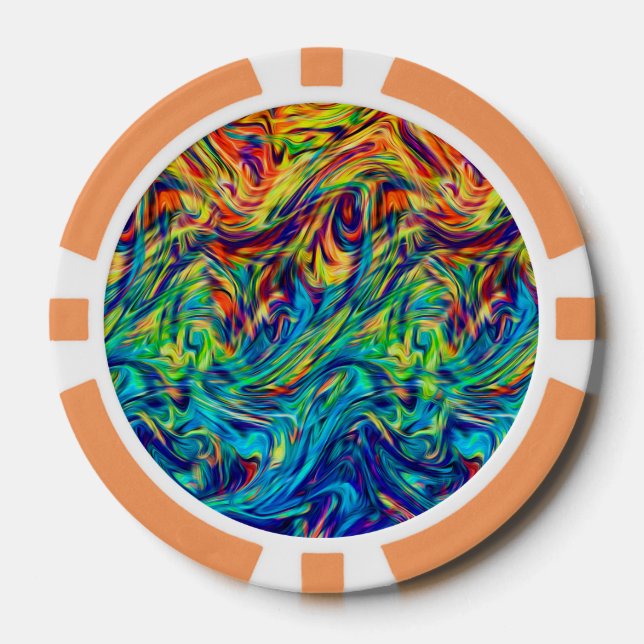 Poker Chip Fluid Colors (Front)