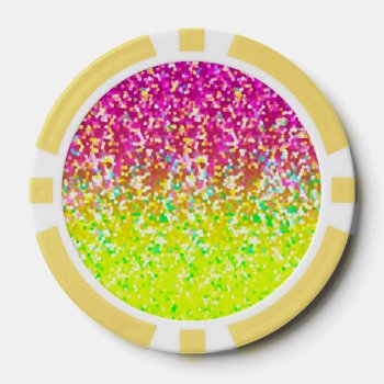 Poker Chip Glitter Graphic Background by Medusa81 at Zazzle