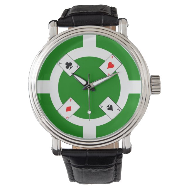 Poker Chip - Green Watch (Front)