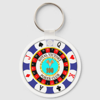 Poker Chip Keychain