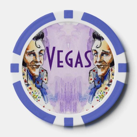 Poker Chip Lucky Double Vegas Flip Chip