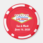 Poker Chip Magnet Married in Las Vegas