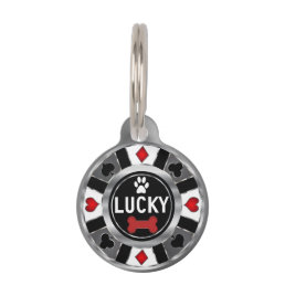  Poker Chip | Personalize Pet ID Tag