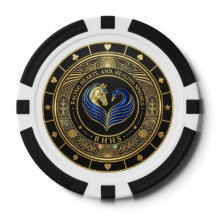 Poker chip - Racing Hearts and Healing Springs
