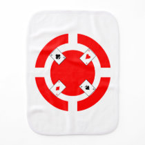Poker Chip - Red Baby Burp Cloth Poker Chip - Red Baby Burp Cloth