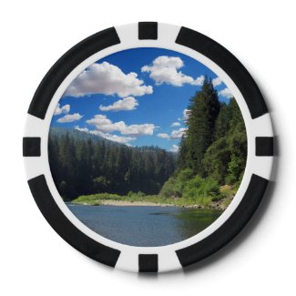 Poker Chip Richardson Grove California Cloudy Sky
