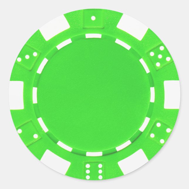 poker chip sticker (Front)