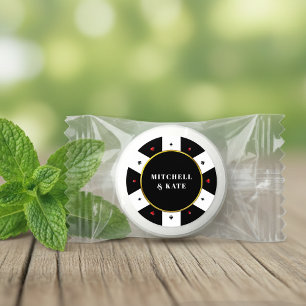 Poker Chip Wedding Party Favor