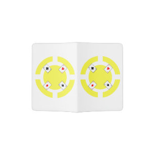 Poker Chip - Yellow Passport Holder