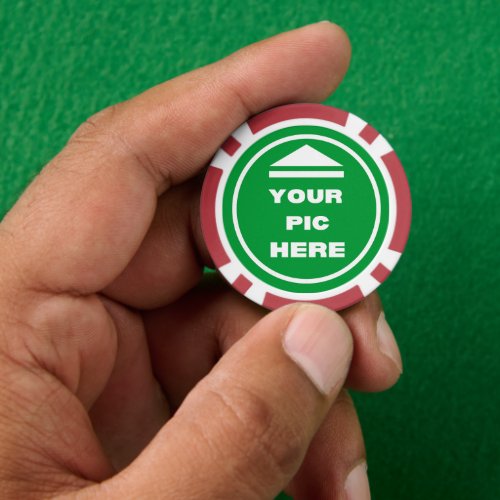 Poker Chips _ Add Your Image _ Red