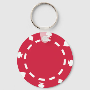 Poker chips keychain